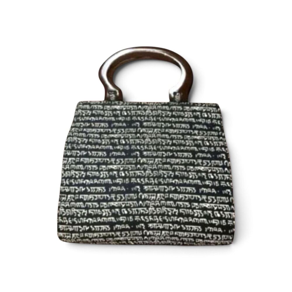NWOT Vilenca Black Canvas Bag